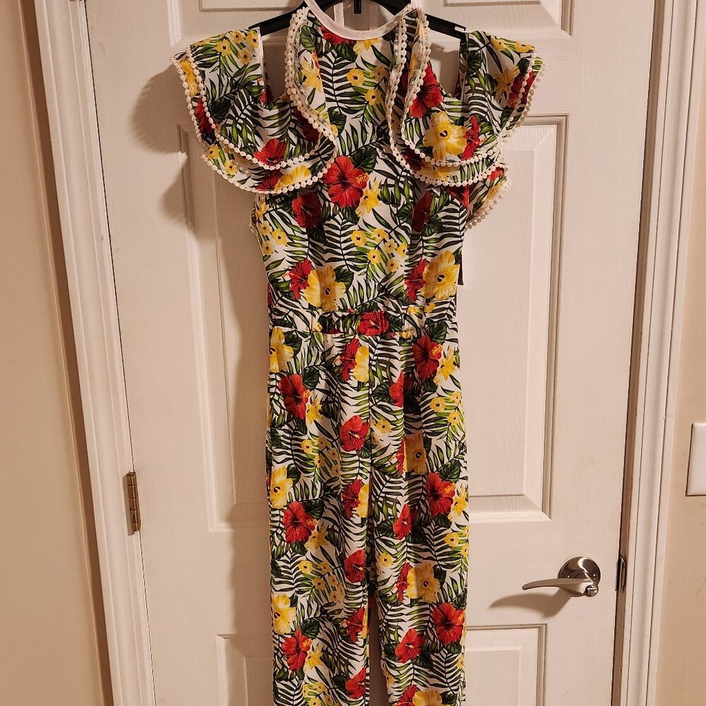 Tropical XOXO Macy Jumpsuit